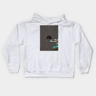 Trippy highway Kids Hoodie